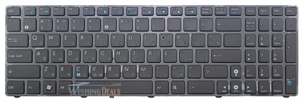 Новый RU Русский черный клавиатура для ASUS k53 K53E k53e-1a K53S K53SC K53SC-1B K53SD K53SJ K53SJ-3C K53SK K53SM
