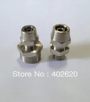 100 шт./лот бесплатная доставка 6 мм 1/2 резьбовое покрытие из латуни быстрый