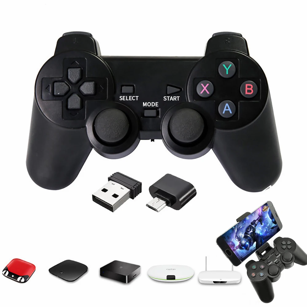 2,4G беспроводной геймпад для Android Phone/PC/PS3/tv Box джойстик 2,4G джойстик игровой контроллер пульт дистанционного управления для Xiaomi Android смартфон