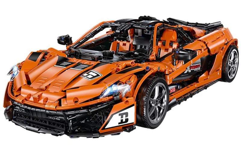 Технические блоки RC P1 гоночный автомобиль техника модель строительные блоки подарки на день рождения для мальчиков Дети дистанционное управление игрушки для детей