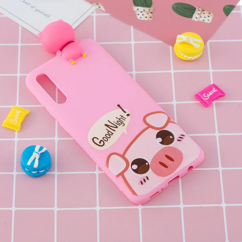 Для samsung A10 A20 A30 A50 Coque A40 A70 чехол силикон для samsung Galaxy A50 чехол M10 M20 M30 3D милый мягкий силиконовый чехол с рисунком из мультфильма из термопластика чехол