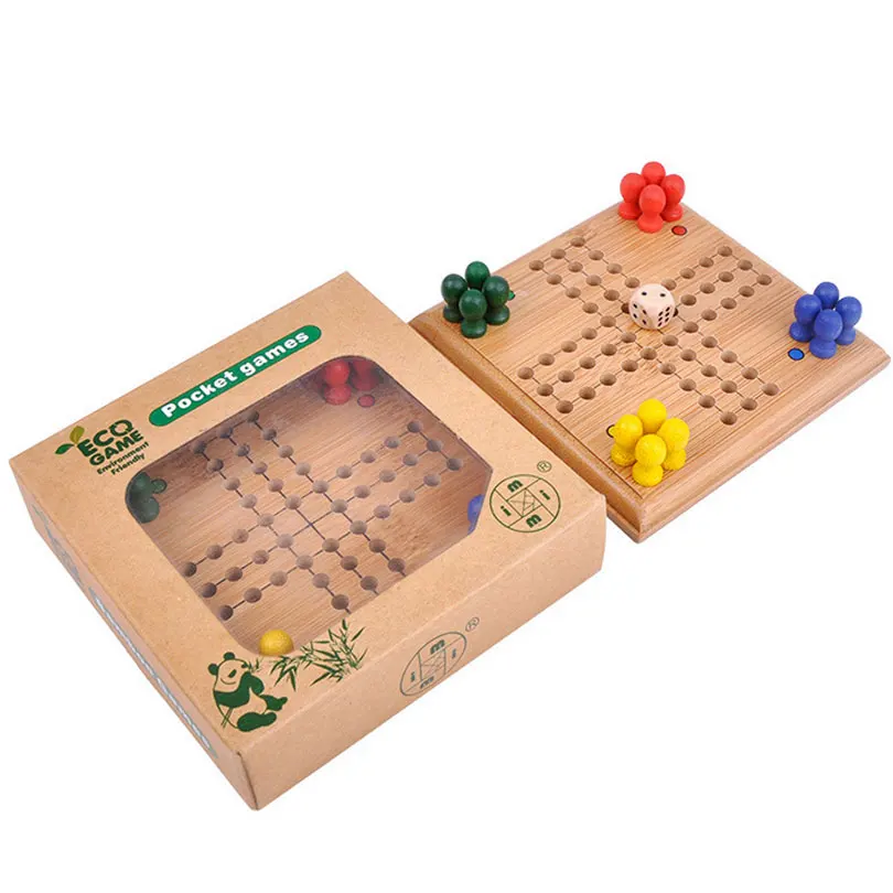 Imim 1 компл. самолет Шахматы ползать Puzzle Летающие шахматы деревянные игрушки