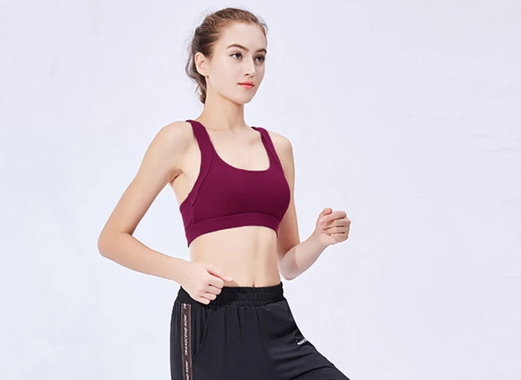 Sevencolorfit, спортивный бюстгальтер с высокой отдачей, бесшовный, для женщин, с подкладкой, пуш-ап, для тренировок, активная одежда, для фитнеса, тренажерного зала, йоги, спортивные бюстгальтеры, укороченный топ на бретелях