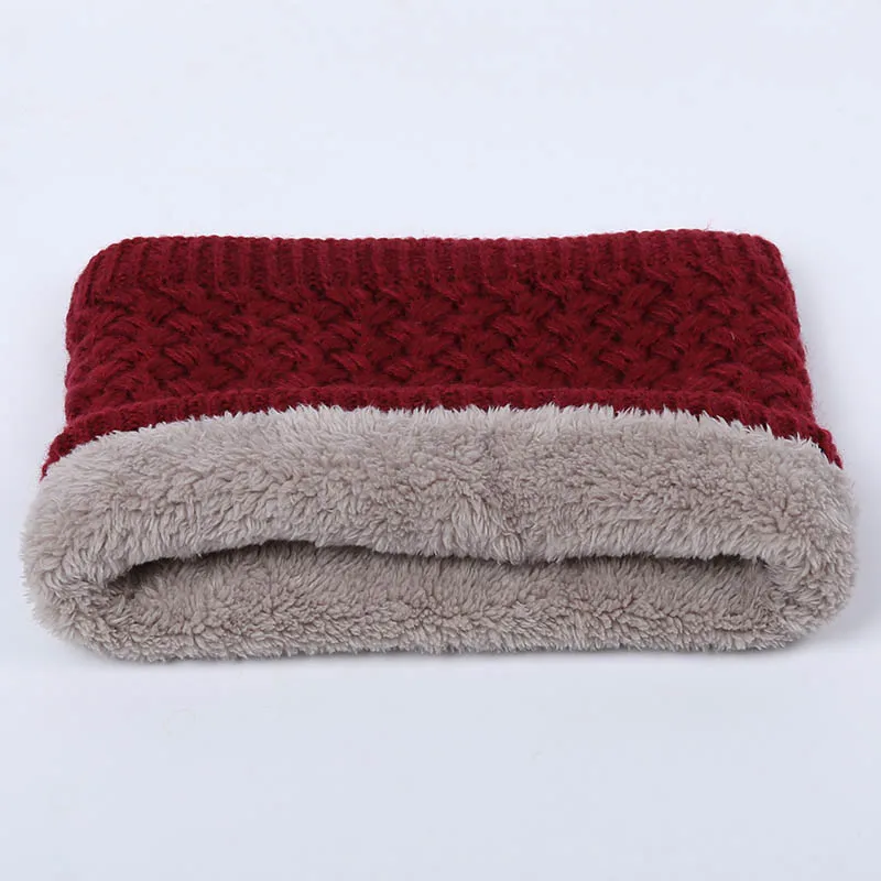 

2019 New Fashion Knit Scarf High Quality Winter Scarf Women Men Children Baby Thickened Wool Collar Scarves Boys Girls Cotton