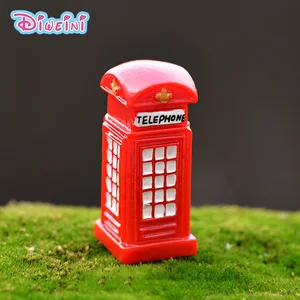 1 шт., миниатюрная фигурка в виде телефонной будки