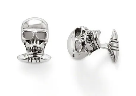 Женская манжета серебряного цвета с черепом украшение для одежды оптовая