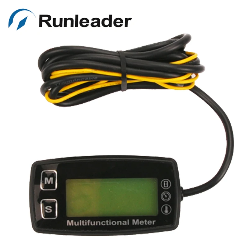 Digital LCD RL-TS002 PT100 -20- +300 C Inductive Temperature Thermometer Tachometer Hour meter for GAS motorcycle ATV tractor | Автомобили