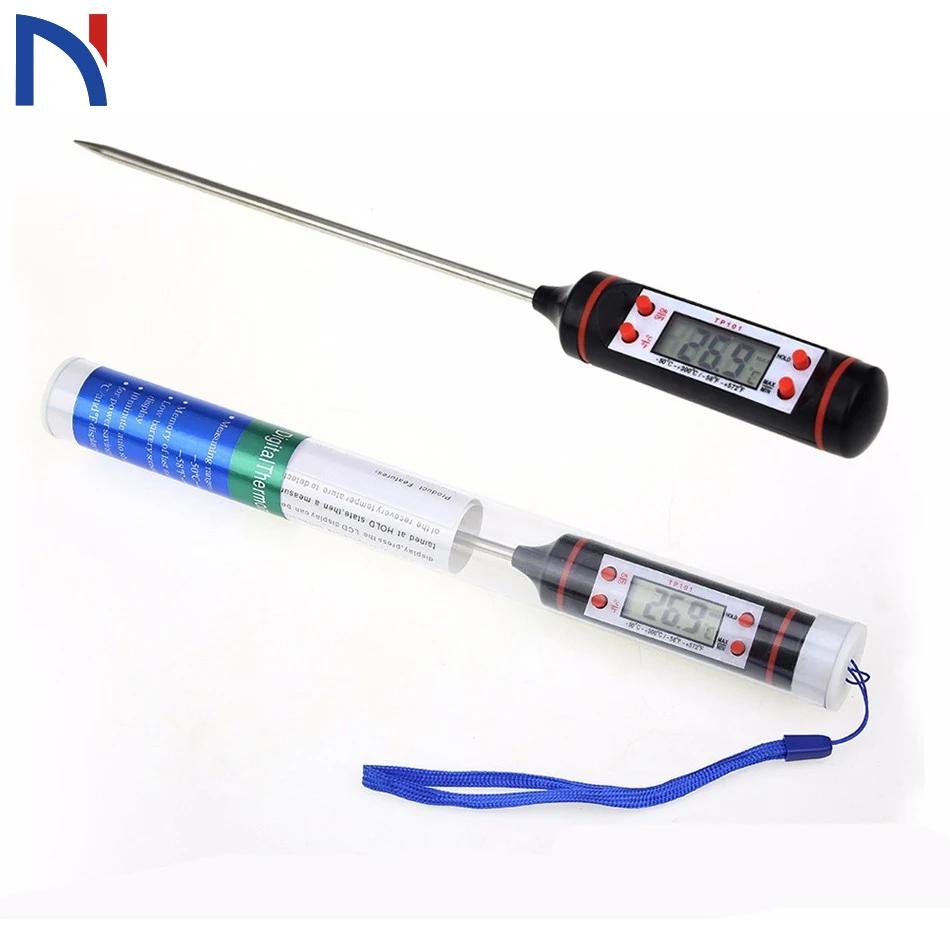 TP 101 цифровой термометр для мяса Пособия по кулинарии Еда Кухня BBQ зонда водное