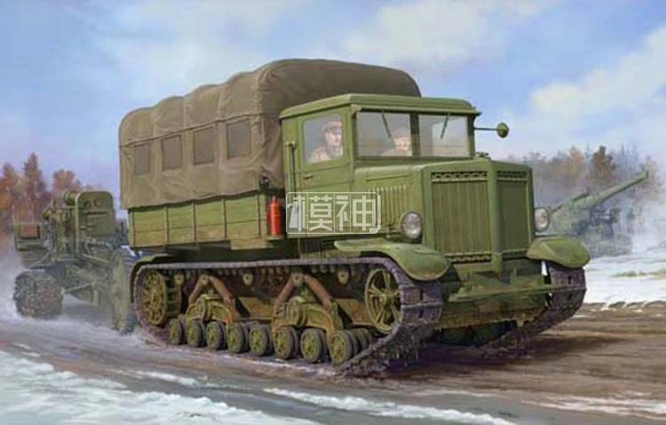 Военный сборный Бронированный автомобиль на 1:35 советской тяжелой артерии Тяговый грузовик 01573