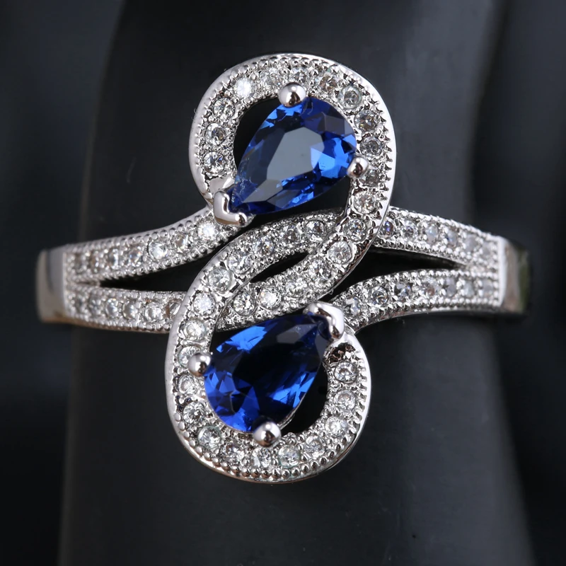 Очаровательные цветы гортензии камни глубокий Лондон Голубой оникс Белый