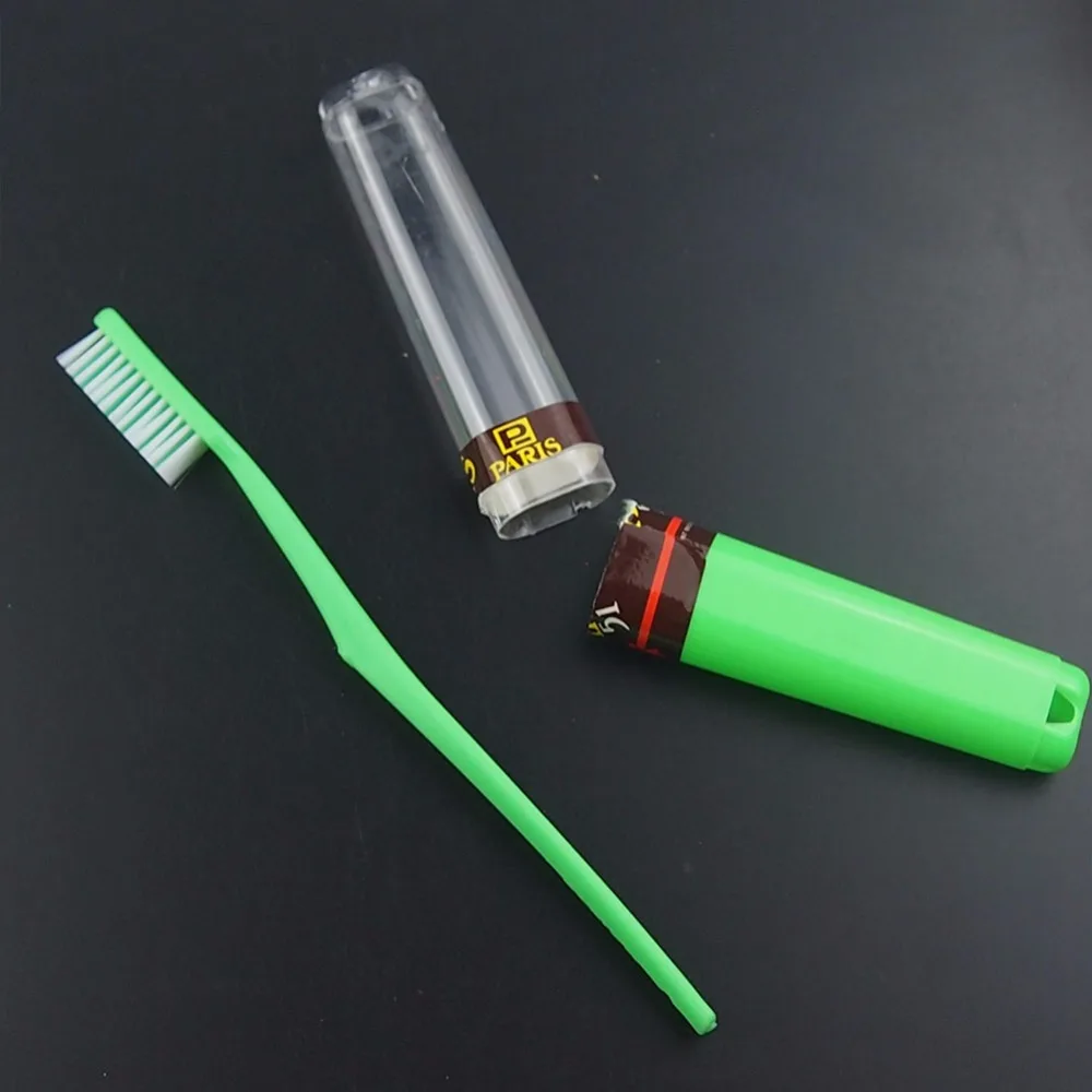 12 шт./компл. Бесплатная доставка бриллиантовая зубная щетка для путешествий и