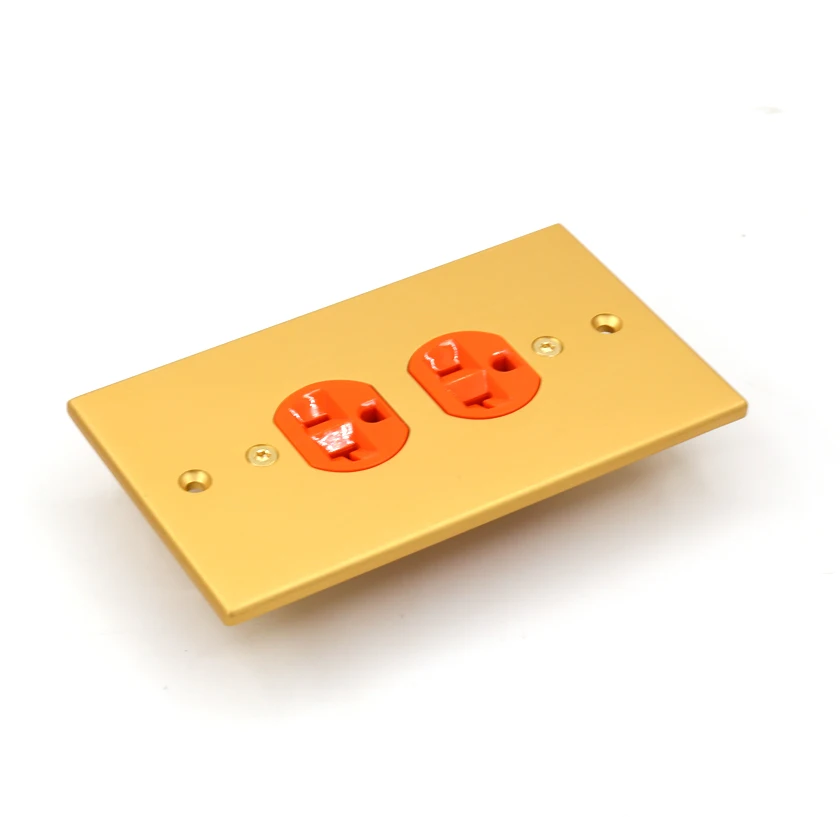 Acrolink AC 150B Hi End чистый сплав hifi US Розетка 14.9cmX8.7cm золото|ac power socket|power socketus socket |