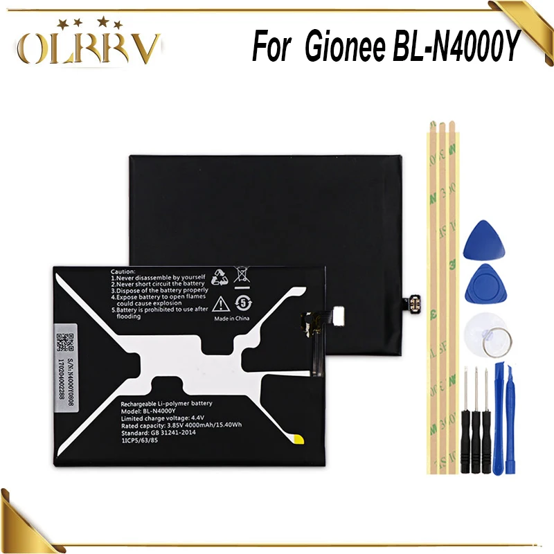 4000 мАч батарея BL N4000Y для GIONEE X1S A1lite высокое качество Мобильный телефон запасная с