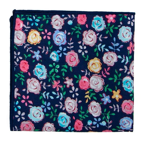 PCH-005 Хлопковый платок, новинка, 25x25 см, с цветочным принтом, Пейсли, карманные квадраты, модный винтажный костюм, карман, полотенце, носовой платок для мужчин - Цвет: PCH-005