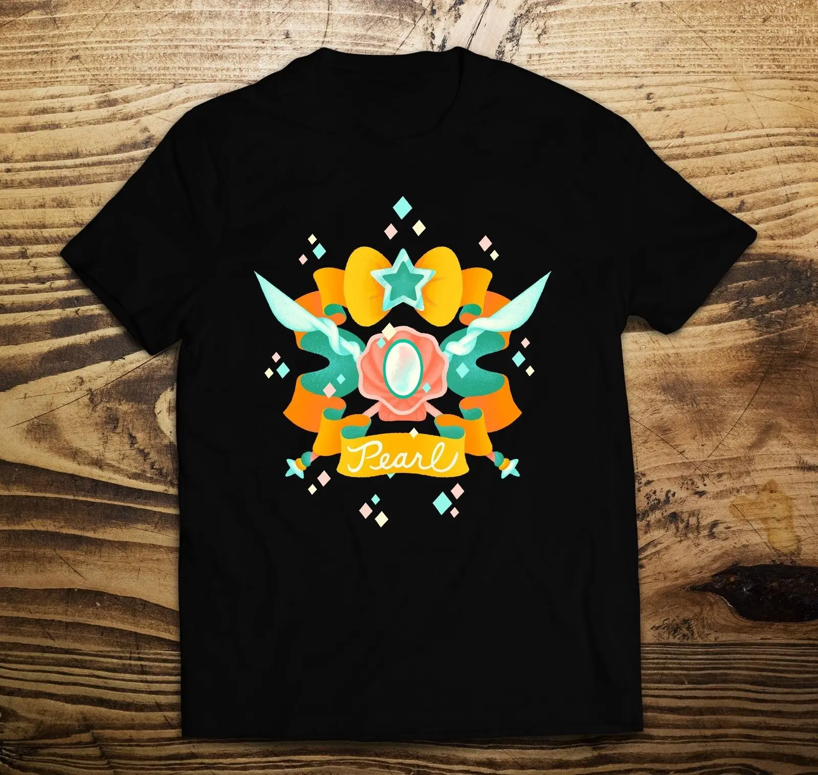 Стивен рубашка Вселенная жемчуг футболка с рисунком Дискретная Горячая Новая