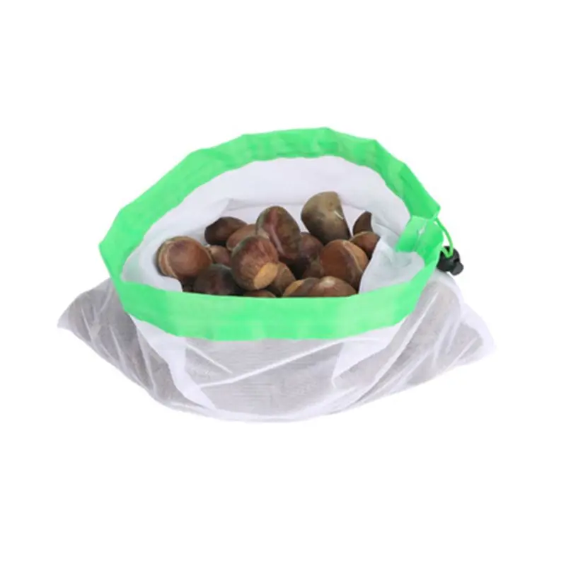 

Sell at a loss! 2020 Portable Organizer Home Pack Reusable Rope Mesh Vegetable Fruit Toys Shopping Pouch Eco friendly