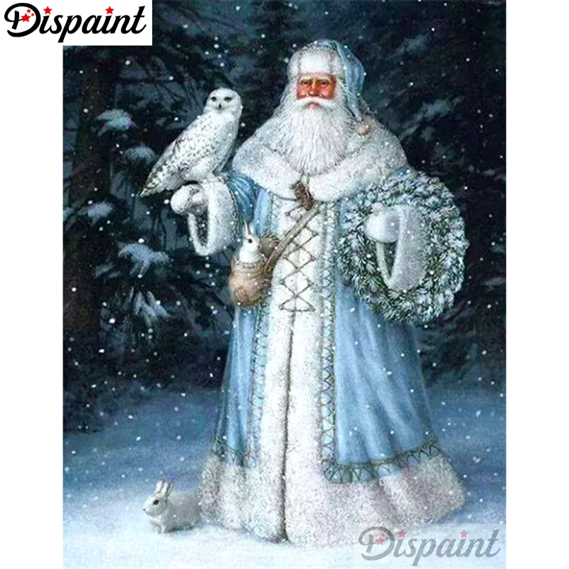 

Dispaint Full Square/Round Drill 5D DIY Diamond Painting "Santa Claus" Embroidery Cross Stitch 3D Home Decor A10496