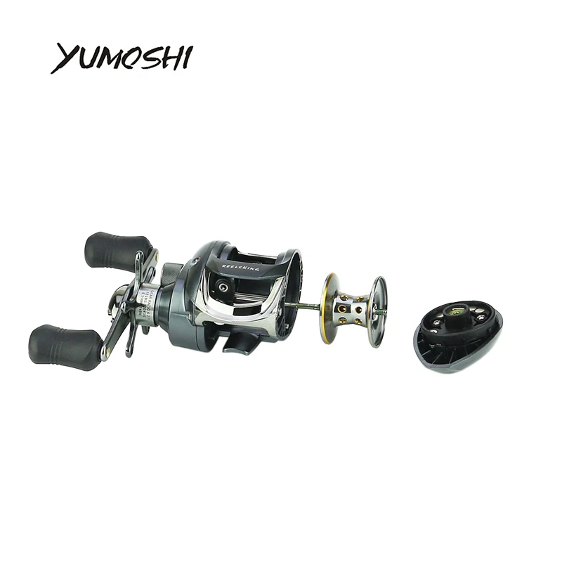 2017 YUMOSHI Новый правый или левый Baitcasting катушка 12 + 1BB 6 3: 1 Наживка литья Рыболовная