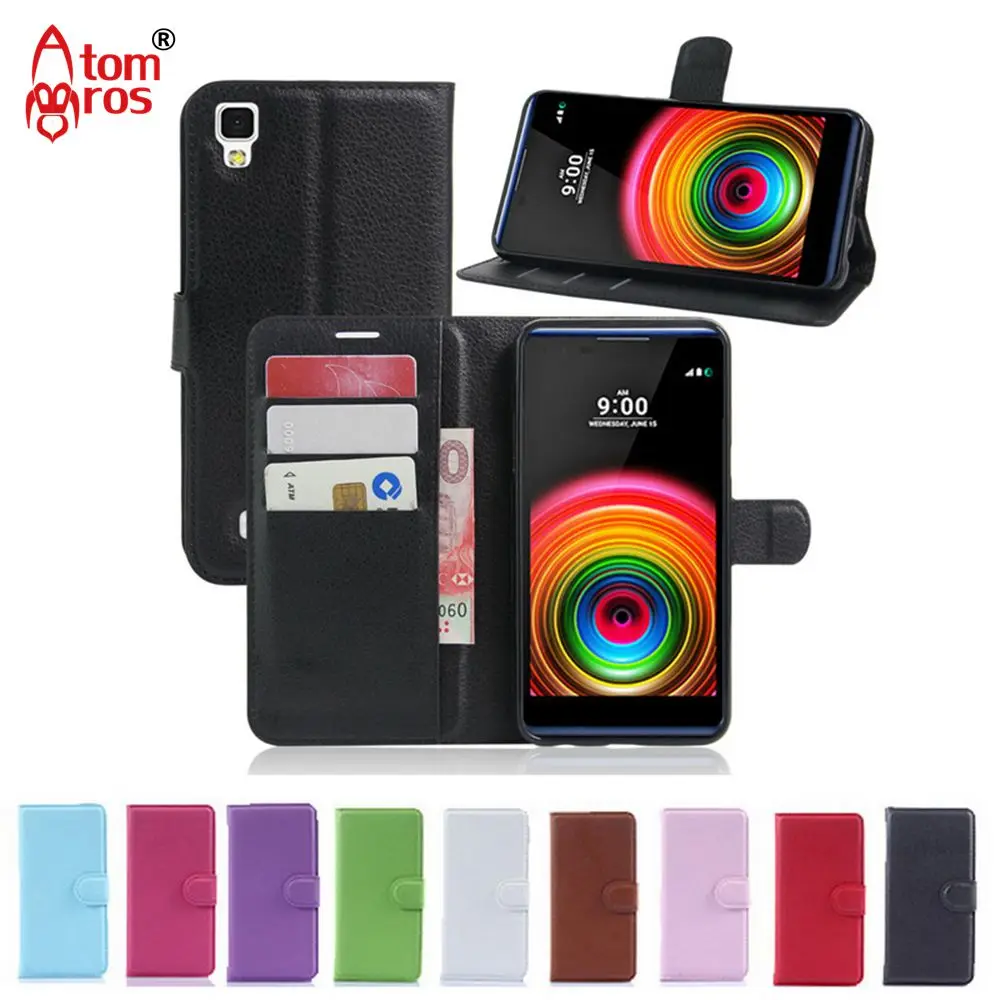 Luxury Wallet Flip Leather Case For LG X Power Xpower K6P K210 K220 Cover With Card Slots Kickstand Shell Bag Capa Fundas |