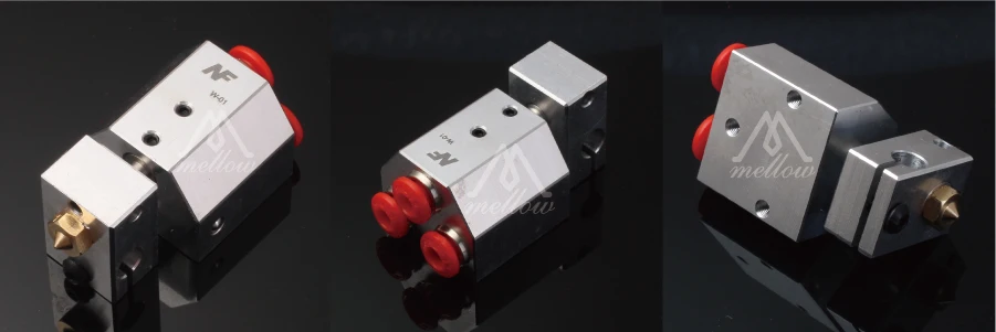 Мягкий цельнометаллический hotend простой сменный комплект для печати peek PA нити для E3D V6 titan AQUA водяное охлаждение 3D принтер экструдер