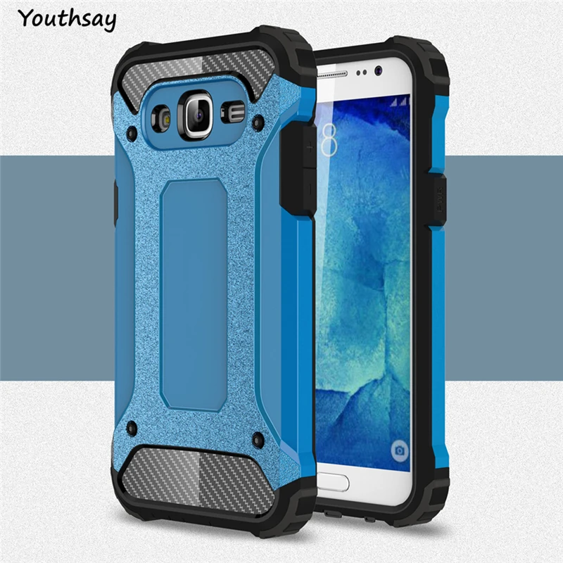For Samsung Galaxy J5 Case Shockproof Armor Silicone Hatd PC Cover J500 Youthsay |