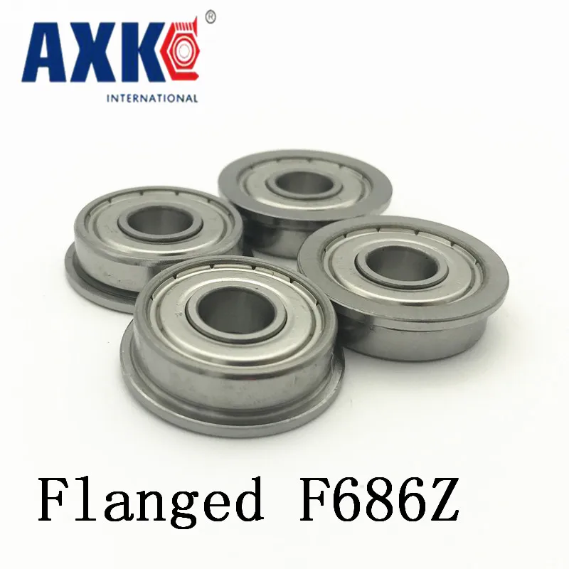 Подшипник фланцевый Axk F686zz 10 шт. 6 х13х5 мм F686z F686 Zz F618/6zz | Обустройство дома