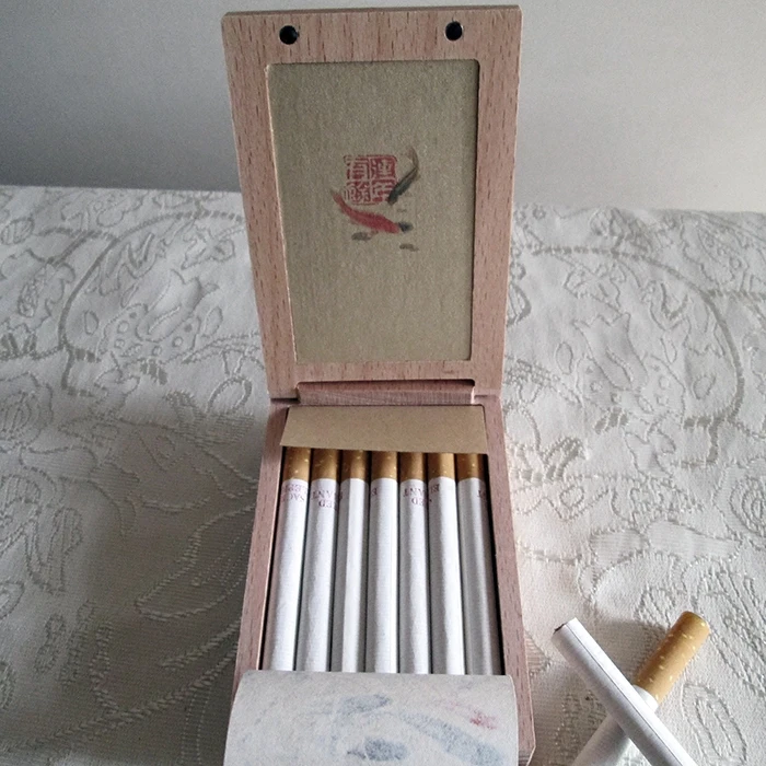 

Wooden Cigarette Boxes Can Hold 14 Cigarettes For Friends Gift Cigarette Cases