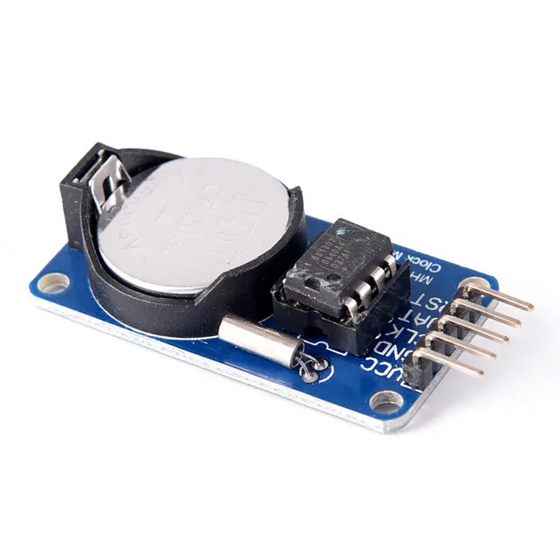 Фото Модный тактовый модуль с батареей DS1302 RTC для Arduino AVR|Детали и аксессуары часов| |