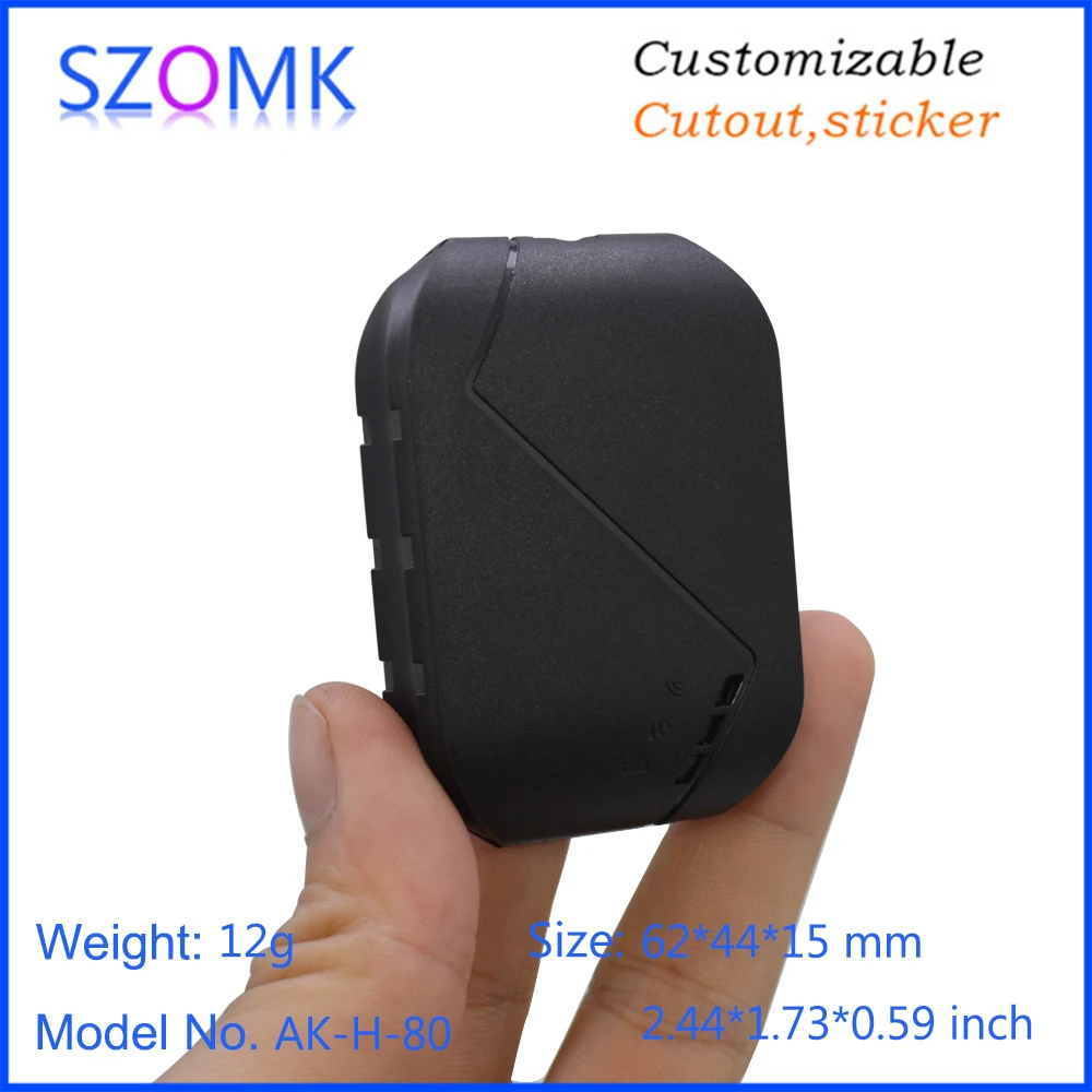 4 шт. 62*44*15 мм Лидер продаж szomk gps локатор трекер пластиковый инструмент корпус электроники diy Пластиковый корпус антенны