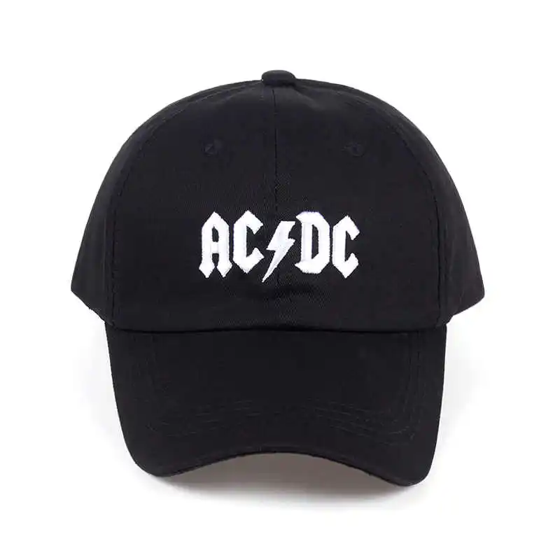 Белый Бейсбольная кепка ACDC с вышивкой больших костей для женщин и мужчин, хлопковая бейсболка snapback, кепка, горячая Распродажа, шляпа от солнца, Спортивная Кепка - Цвет: Белый