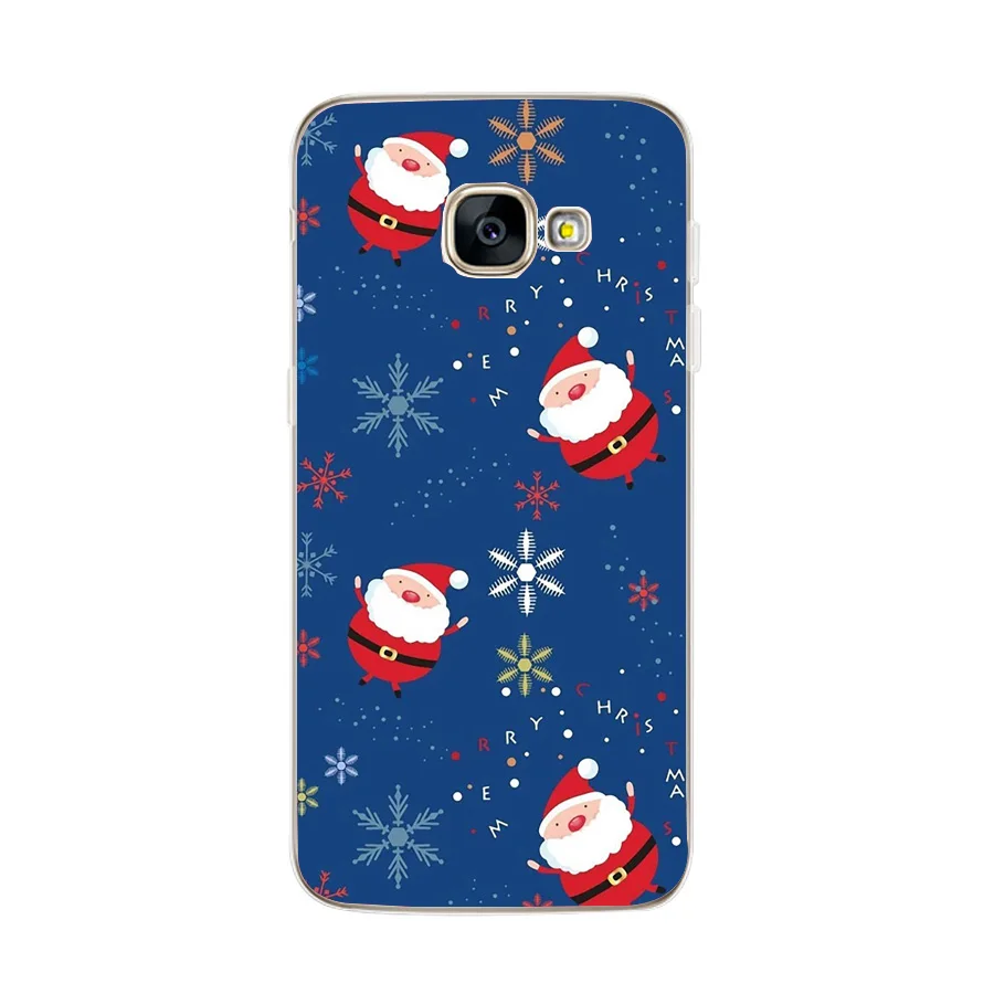 Рождество Клаус чехол для Samsung Galaxy S8 S9 плюс Снеговик Мягкий A3 A5 2017 A8 2018 8 A7 - купить