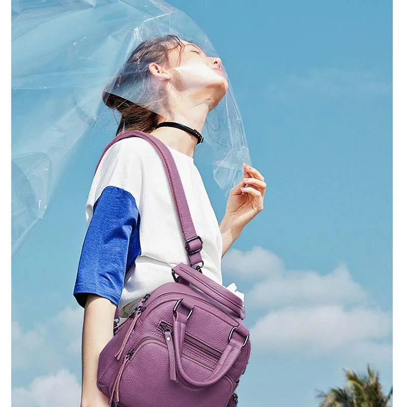 

2019 Summer New Fashion Ladies Simple PU Leather Handbag YEF65