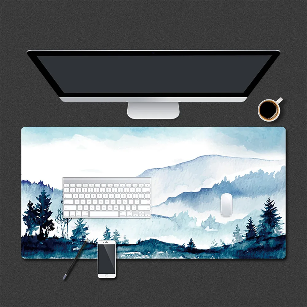 

600x300mm Marble PU Large Gaming Mouse Pad Gamer Non-Slip Big Mouse Mat Computer Mousepad For Laptop PC Mouse Keyboard Desk Mat