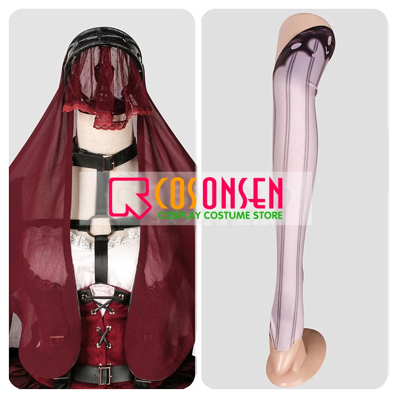Лидер продаж длинное платье с капюшоном для косплея SINoALICE Alice Red Riding Hood monk костюм