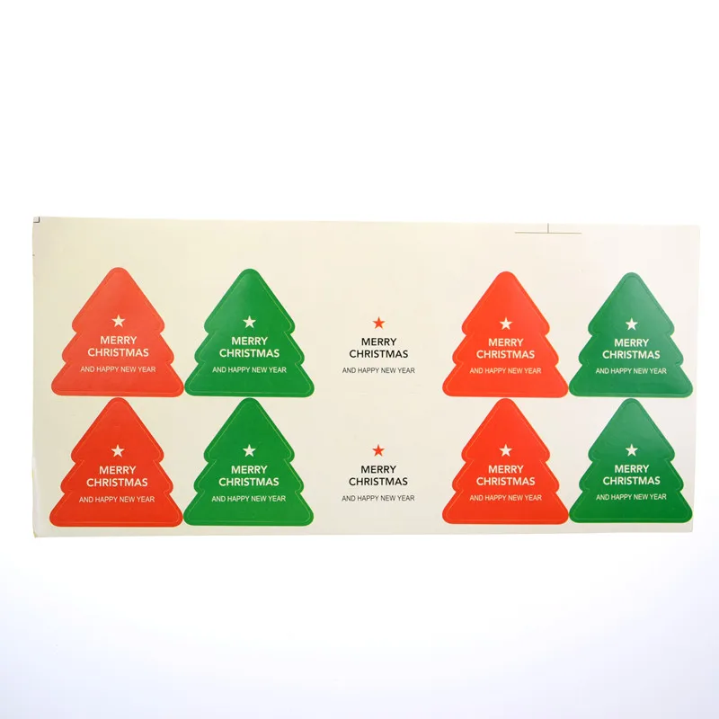 10 шт./лист герметизирующая наклейка на рождественскую елку креативный винтажный