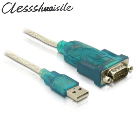 (100 шт./лот) USB к RS232 D SUB дБ 9Pin последовательный порт Соединительный кабель адаптер с