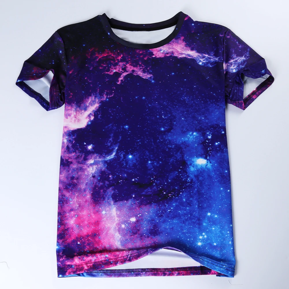 Мужская футболка BFUSTYLE летняя с 3D принтом в космическом стиле 2019|brand t-shirt|fashion