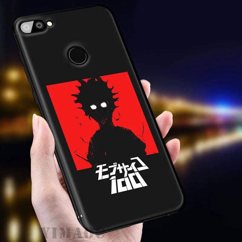 Yimaoc Mob Psycho (милый чудак 100 мягкий чехол для huawei Honor вид 20 10 8X8 8C 6A 7A 7X 7C Lite рro Y9 Y7 Y6 Prime