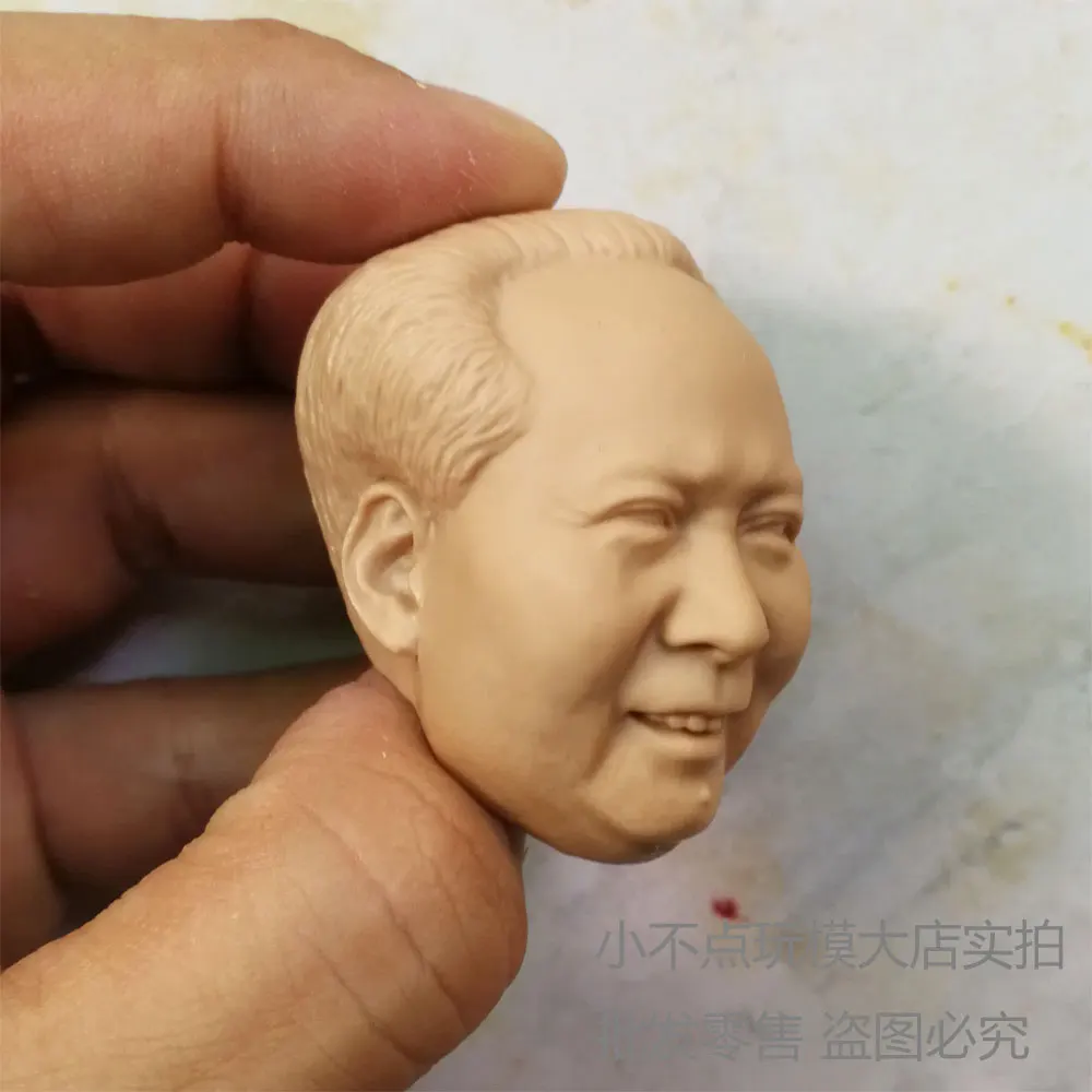 Пустой 1/6 масштаб головы лепить Мао Tse tung председатель неокрашенные fit 12
