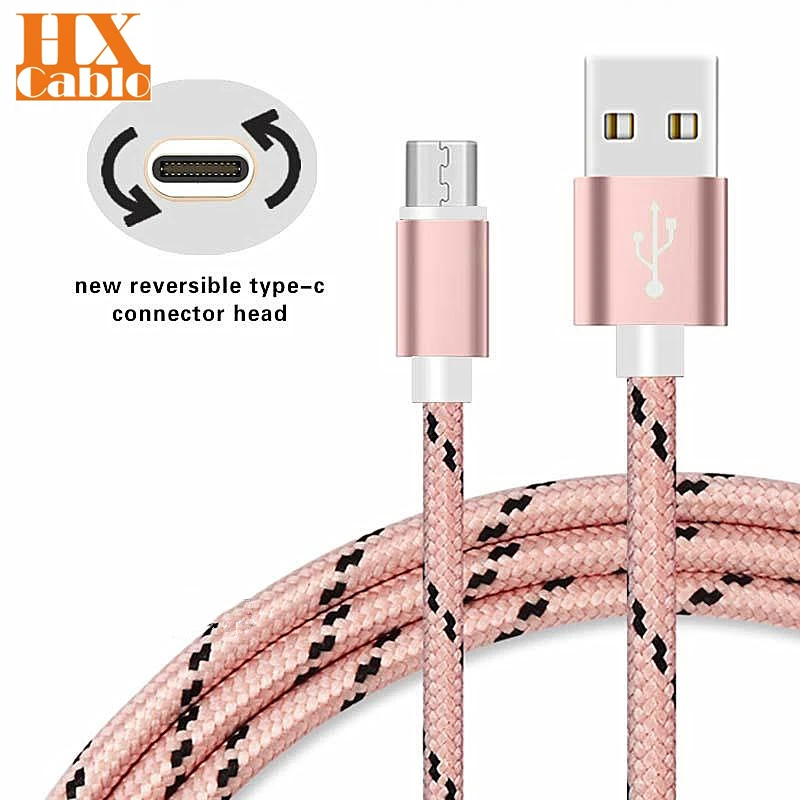 Usb type-C зарядное устройство 2A Быстрая зарядка USB C кабель для huawei P20 lite mate 20 pro honor 10 9 V20 Nokia X6 Sirocco зарядное устройство - Цвет: Розовый