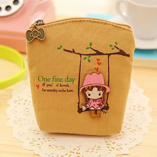 Женский кошелек для монет держатель ключей Детский карт сумка чехол хранения