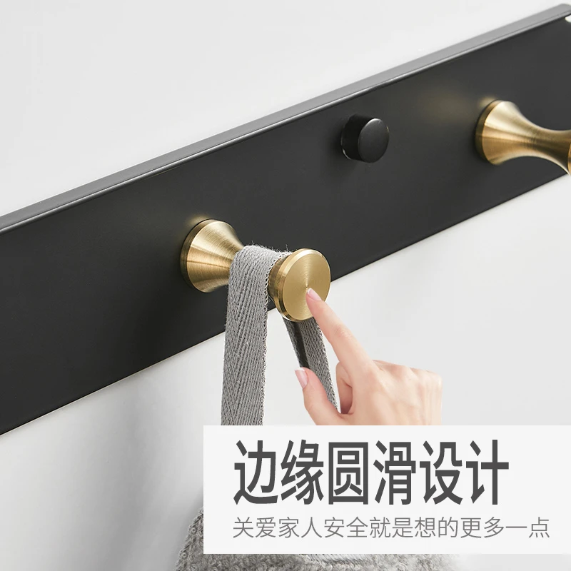 Крючок для халата из нержавеющей стали 304 золотистый крючок полотенец аксессуар