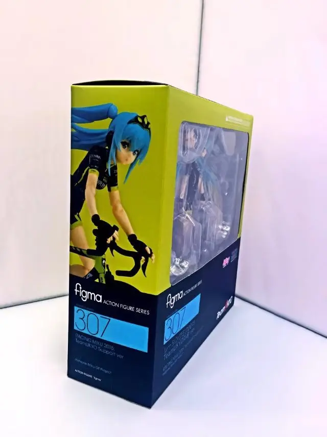 Figma 307 Hatsune Miku гоночный велосипед teamuyo поддержка Ver. Подвижная фигурка игрушки 14 см