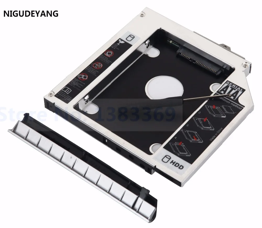С рамкой и кронштейном 2-го жесткого диска SSD SATA адаптер для HP EliteBook 8460P 8460W 8470P 8470W |