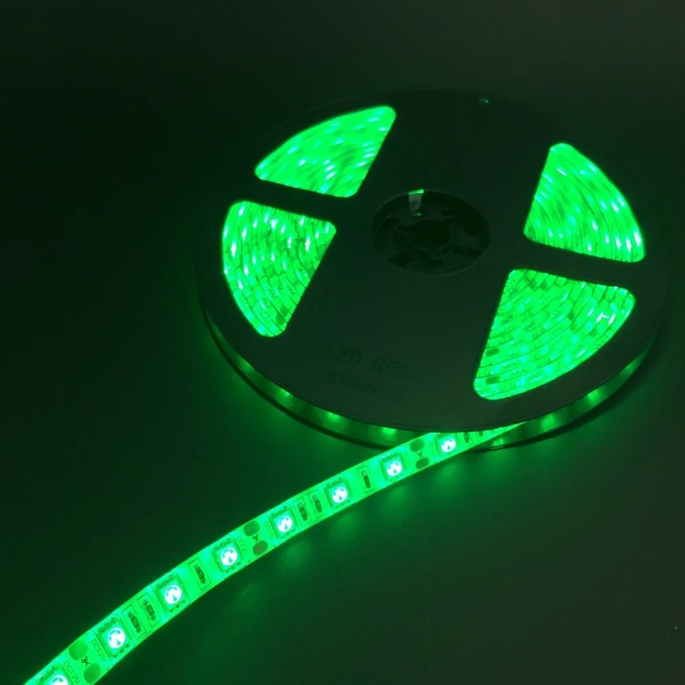 5050 IP65 Водонепроницаемый IP20 5 м 300 светодиодный SMD 12В гибкий светильник 60