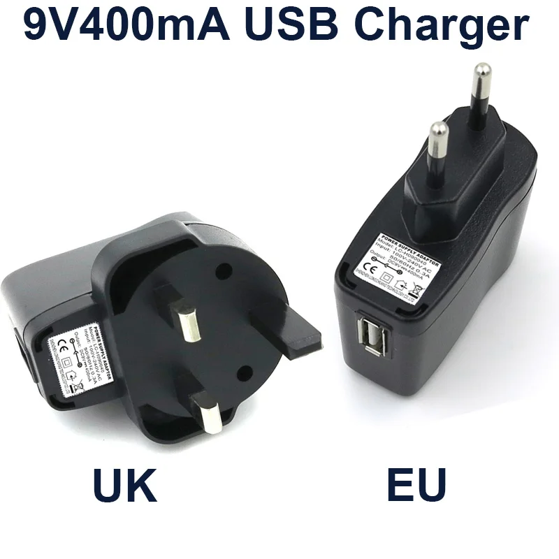 VORED 1 шт. 9 в 400 мА USB настенное зарядное устройство лампа/светильник адаптер