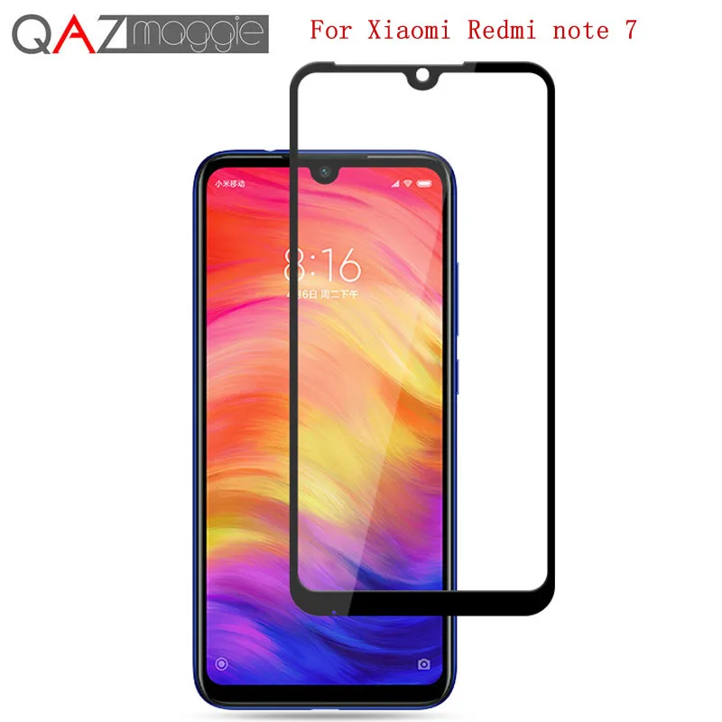 Защитное стекло для экрана Xiaomi Redmi Note 7 прозрачное Высокопрочное закаленное Pro 7S 5 6