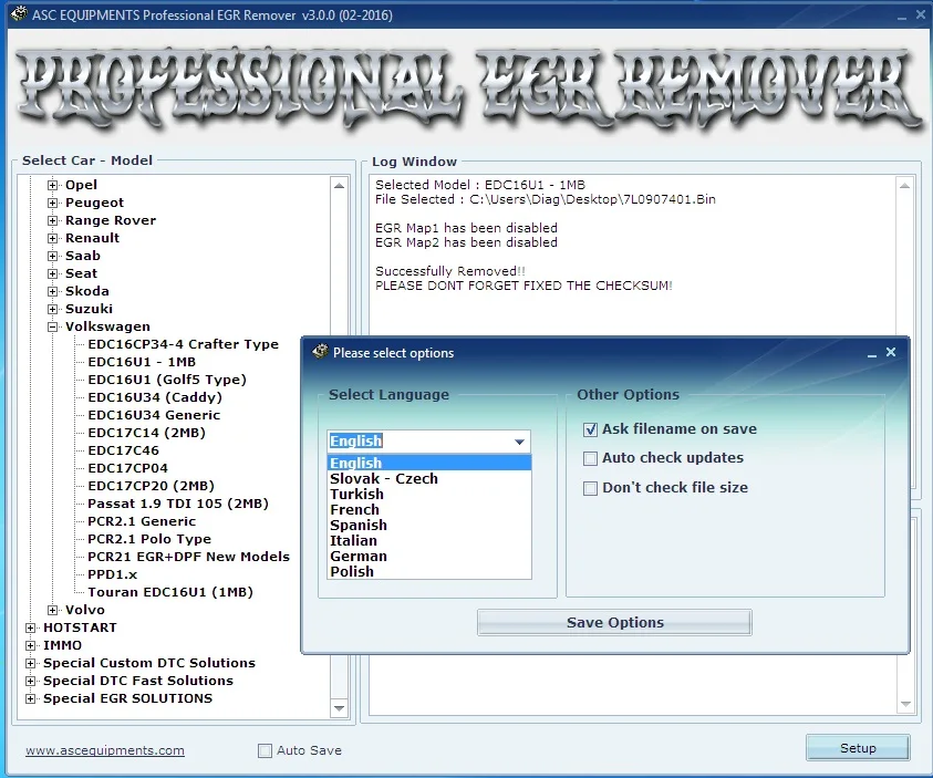 Профессиональный DPF EGR REMOVER 3 0 LAMBDA HOTSTART клапаном O2 DTC 2 программное обеспечение