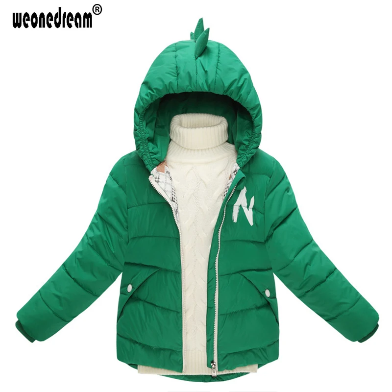 4-10Y Winter Baby Girls Feather Down Hooded Outerwear Coat 2017 Children Clothing Warm Hoodies Zipper Jacket for | Детская одежда и