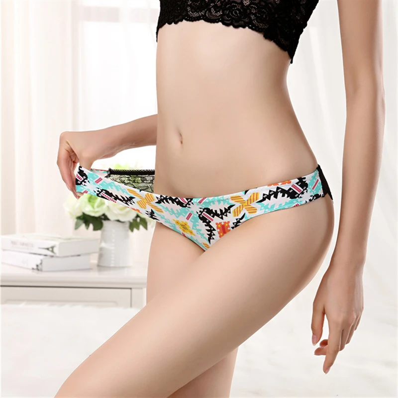 Ультратонкие бесшовные трусики размера плюс Женские Дышащие хлопковые женское